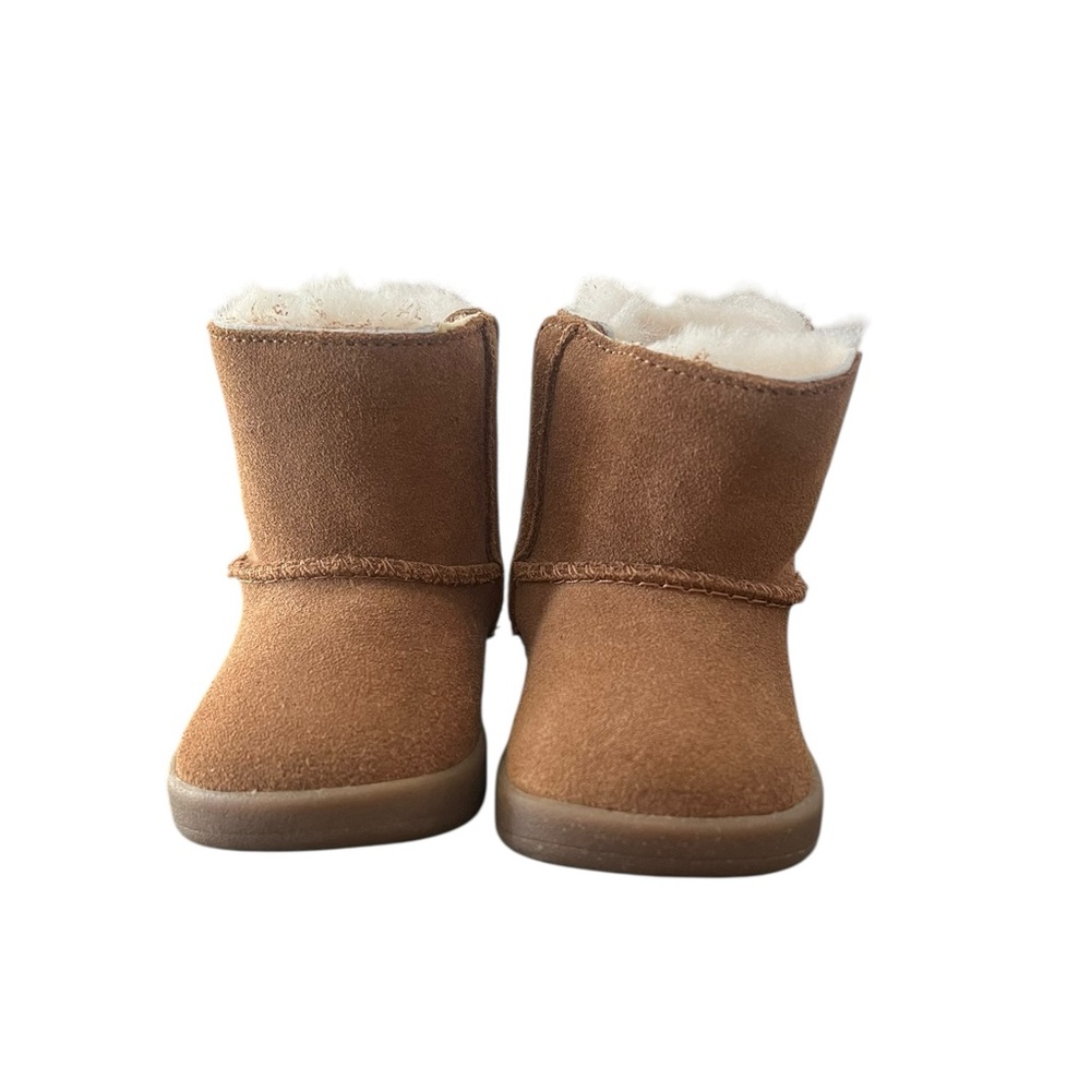 UGG Kids Chestnut Brown Shearling-Lined Boots